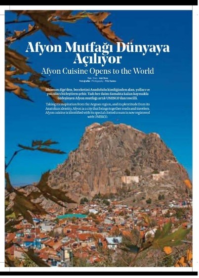 TÜRK HAVA YOLLARI SKY LİFE GASTRO AFYON İŞBİRLİĞİ (2019)